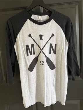 SOTA Raglan Tee - Black & Light Gray